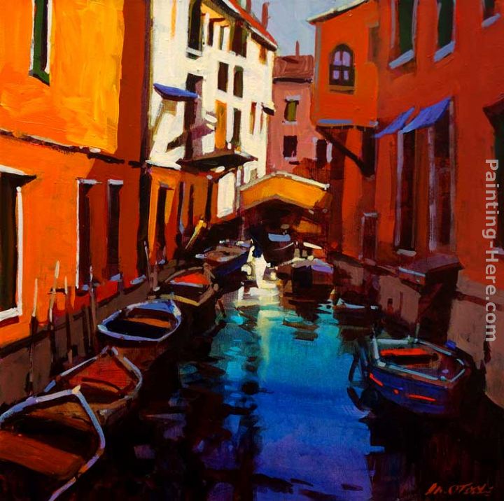 Venetian Colours painting - Michael O'Toole Venetian Colours art painting